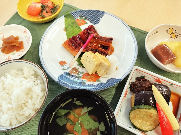 7月30日夕食　土用の丑の日